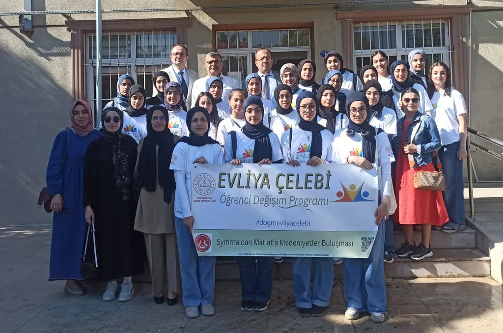 Evliya Çelebi öğrenci değişim projesi kapsamında Mardin Midyat’tan Kemalpaşa’ya ziyaret
