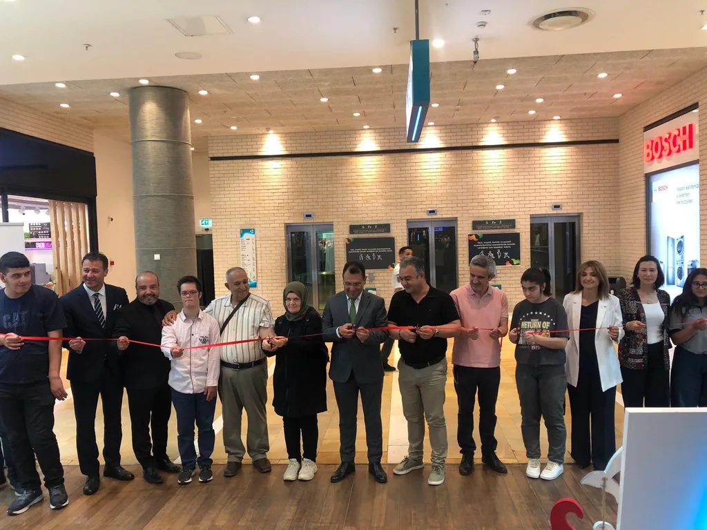 Gaziemir Şehit Serhat Sığnak Mesleki ve Teknik Anadolu Lisesi özel eğitim öğrencilerinden anlamlı resim sergisi