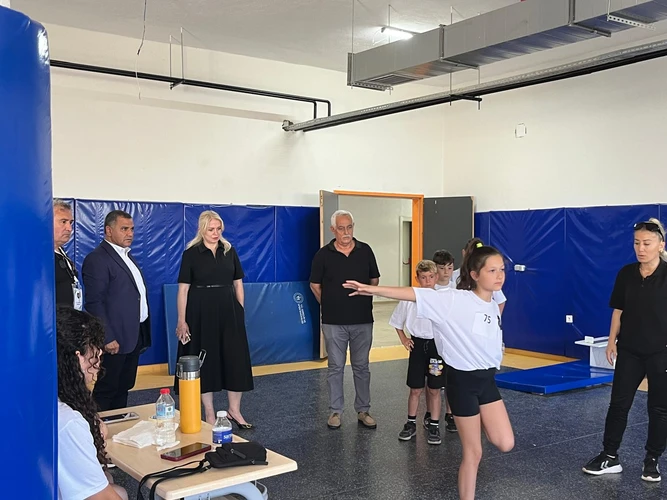 Karşıyaka’da Spor Ortaokulu için yetenek sınavları yoğun ilgi gördü