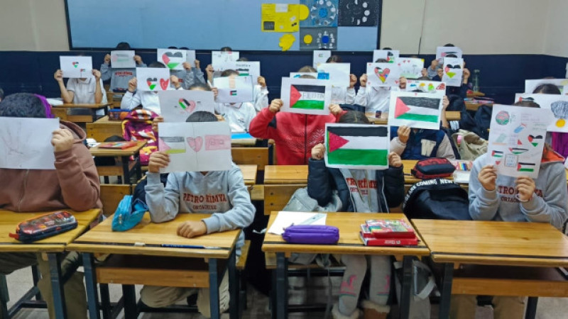 Aliağa'da “Filistin Farkındalık Etkinliği” Düzenlendi