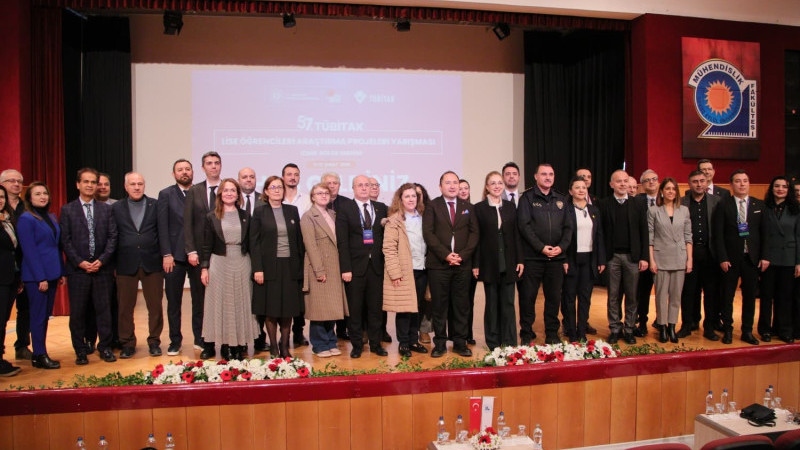 57. TÜBİTAK Lise Öğrencileri Araştırma Projeleri Yarışması İzmir Bölge Sergisi Açılışı Gerçekleştirildi