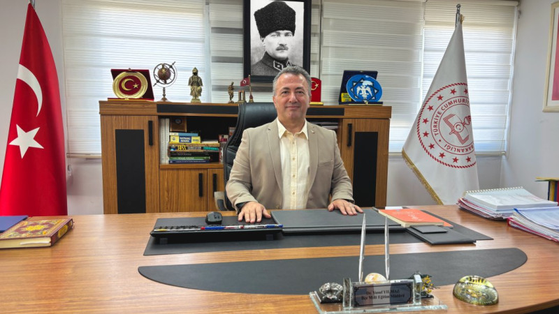 Menderes İlçe Millî Eğitim Müdürü Yusuf Yılmaz’dan yeni eğitim yılı mesajı