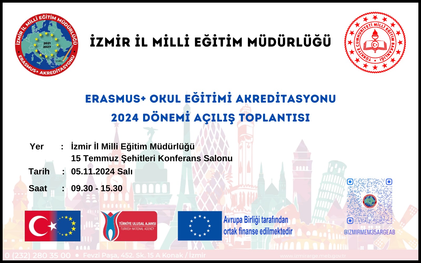 İzmir İl Millî Eğitim Müdürlüğü’nden ERASMUS+ buluşmasına davet